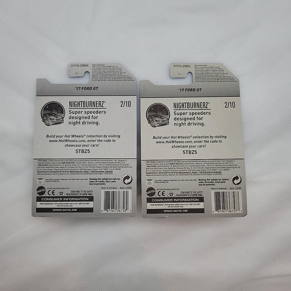 Hot Wheels '17 Ford GT NIGHTBURNERZ - Picture 2 of 2